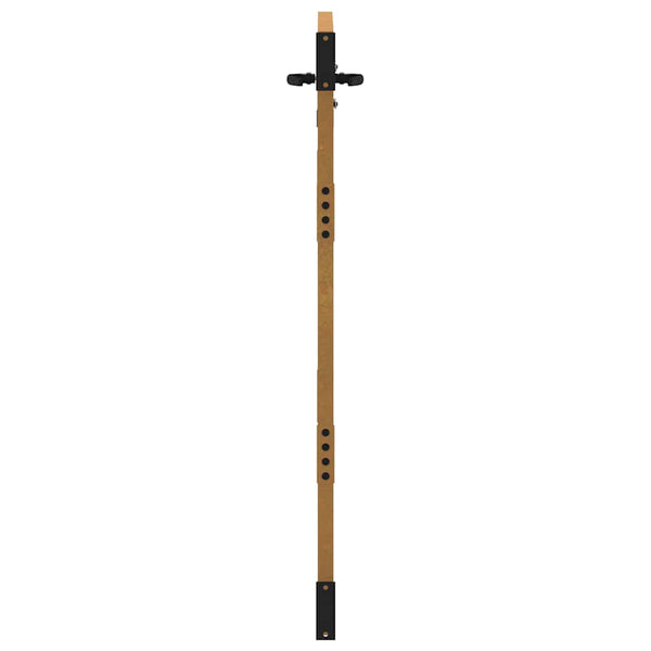 Gartentor 85x125 cm Cortenstahl Bambus-Design