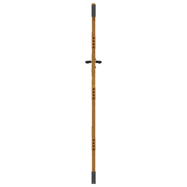 Gartentor 85x175 cm Cortenstahl Quadratisches Design