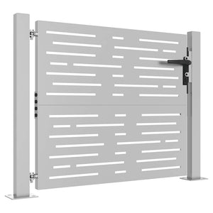 Gartentor 100x100 cm Cortenstahl Quadratisches Design