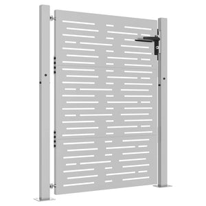 Gartentor 100x150 cm Cortenstahl Quadratisches Design