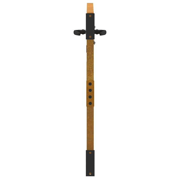 Gartentor 85x125 cm Cortenstahl