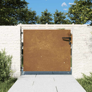 Gartentor 85x125 cm Cortenstahl