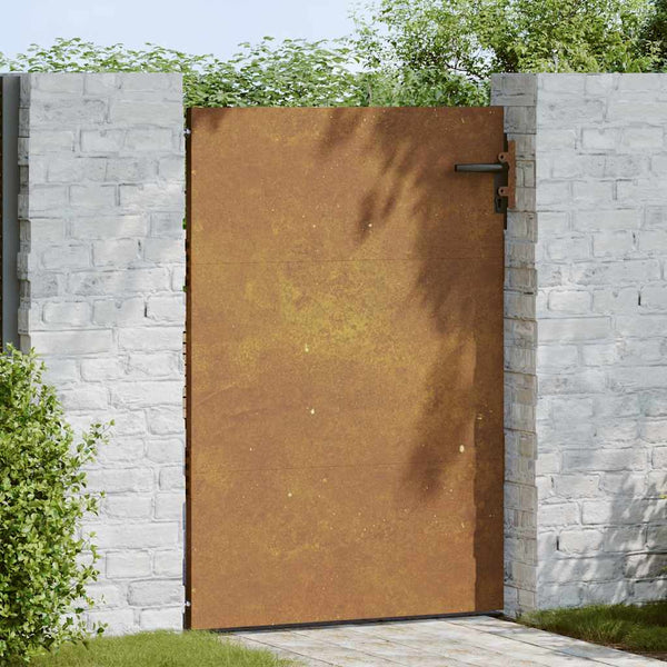 Gartentor 85x125 cm Cortenstahl