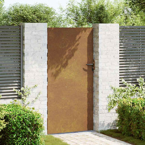 Gartentor 85x175 cm Cortenstahl