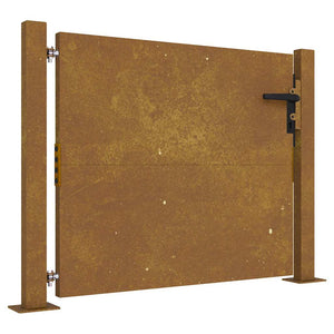 Gartentor 100x100 cm Cortenstahl