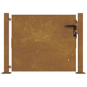 Gartentor 100x100 cm Cortenstahl