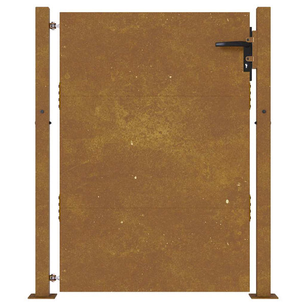 Gartentor 100x125 cm Cortenstahl