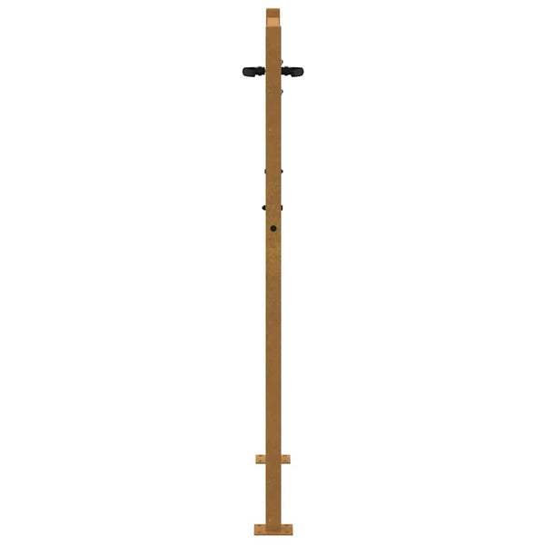Gartentor 100x125 cm Cortenstahl