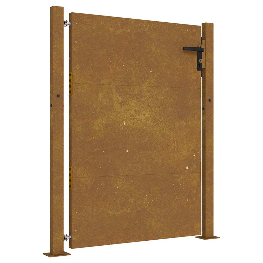 vidaXL Portail de jardin 100x150 cm acier Corten