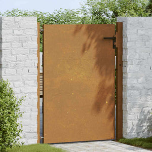 Gartentor 100x150 cm Cortenstahl