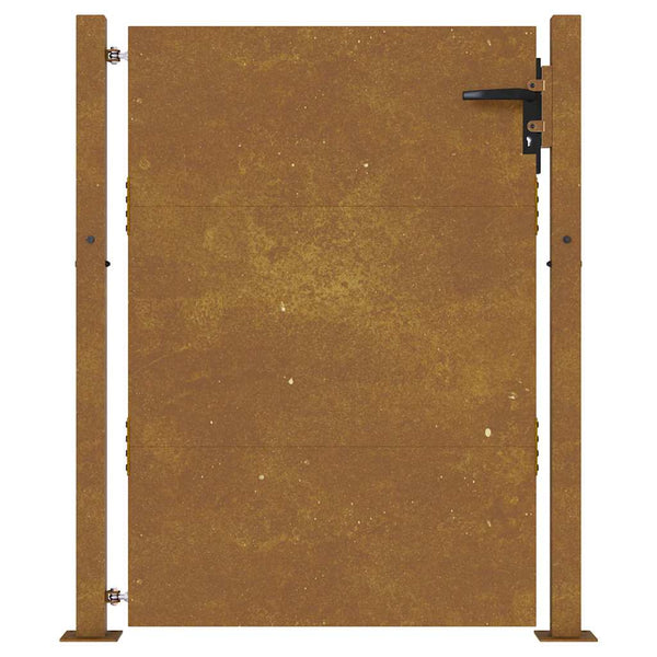 Gartentor 100x150 cm Cortenstahl