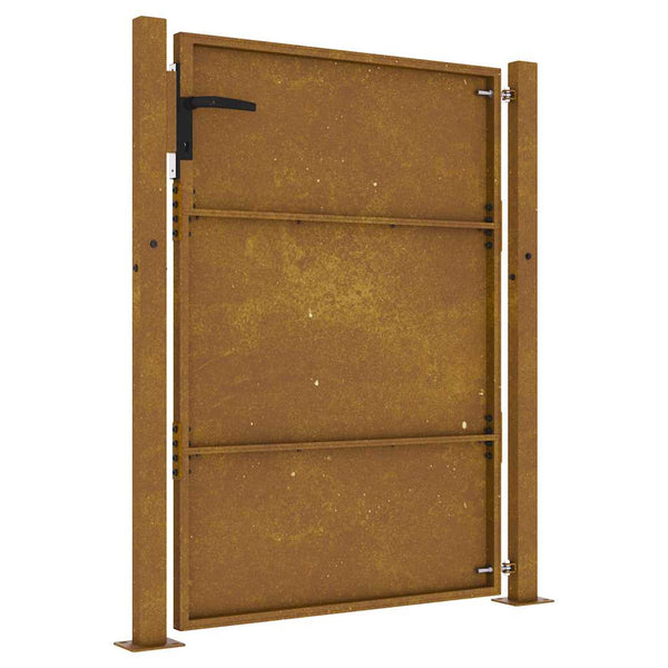 Gartentor 100x150 cm Cortenstahl