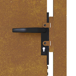 Gartentor 100x150 cm Cortenstahl