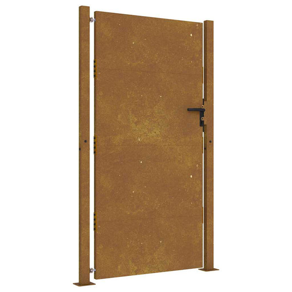 Gartentor 100x175 cm Cortenstahl