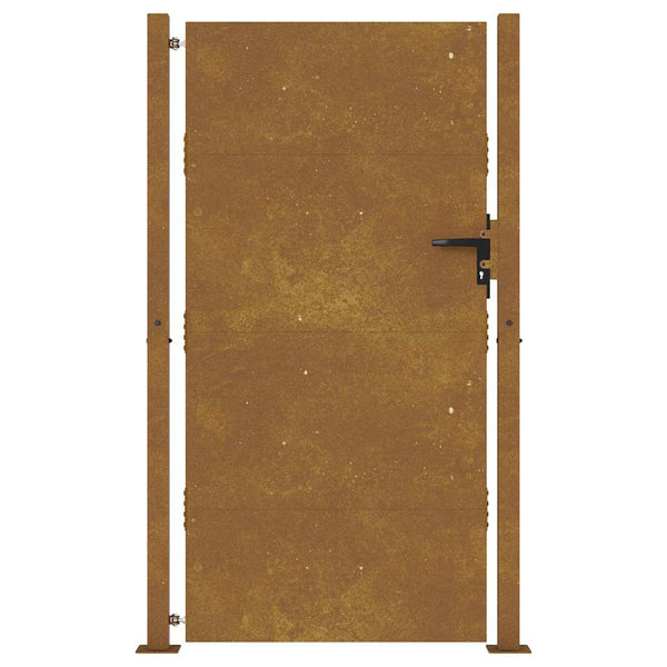 Gartentor 100x175 cm Cortenstahl