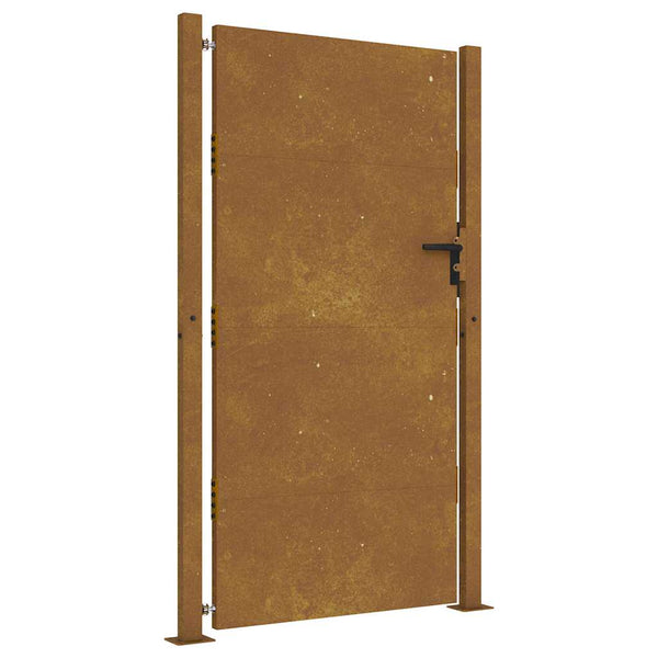 Gartentor 100x200 cm Cortenstahl