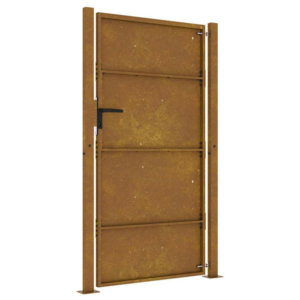 Gartentor 100x200 cm Cortenstahl