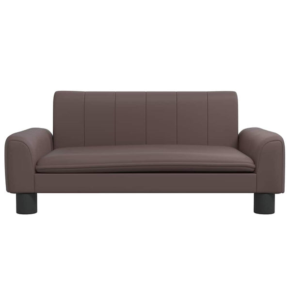 Hundebett Braun 70x45x30 cm Kunstleder