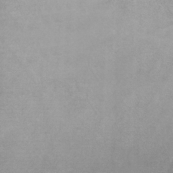 Hundebett Hellgrau 90x53x30 cm Samt