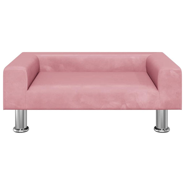 Hundebett Rosa 70x45x26,5 cm Samt