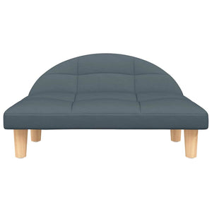 Hundebett Dunkelgrau 70x52x30 cm Stoff