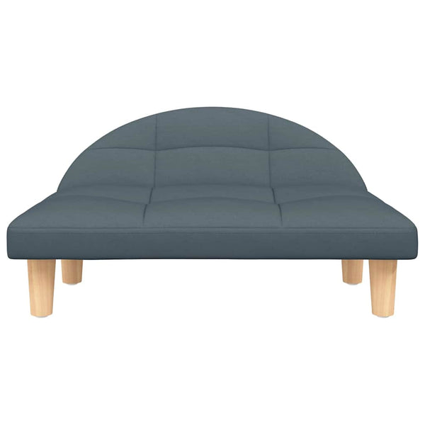 Hundebett Dunkelgrau 70x52x30 cm Stoff