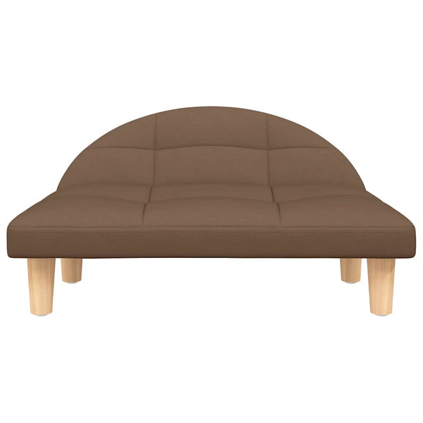 Hundebett Braun 70x52x30 cm Stoff
