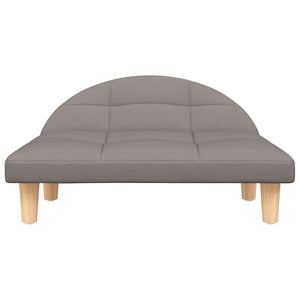 Hundebett Taupe 70x52x30 cm Stoff