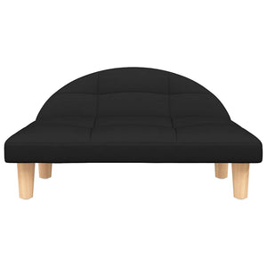 Hundebett Schwarz 70x52x30 cm Stoff