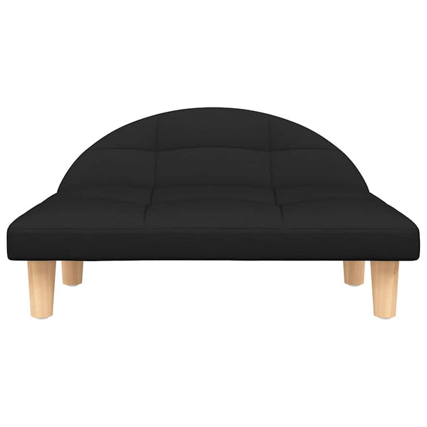 Hundebett Schwarz 70x52x30 cm Stoff