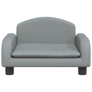 Hundebett Hellgrau 50x40x30 cm Stoff