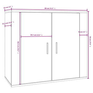 Weißes Sideboard 80 cm
