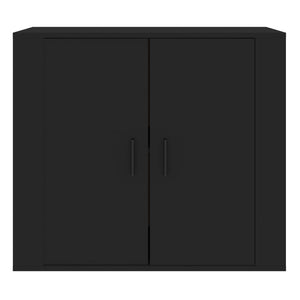 Schwarzes Sideboard 80x33x70 cm