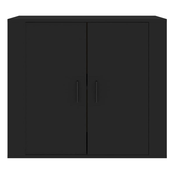 Schwarzes Sideboard 80x33x70 cm