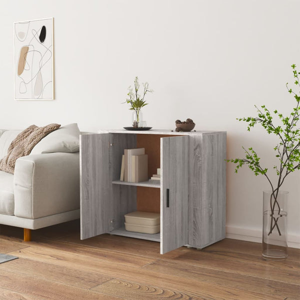Sideboard Grau Sonoma 80x33x70 cm