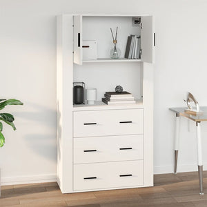 Weißer Wandschrank 80x80 cm