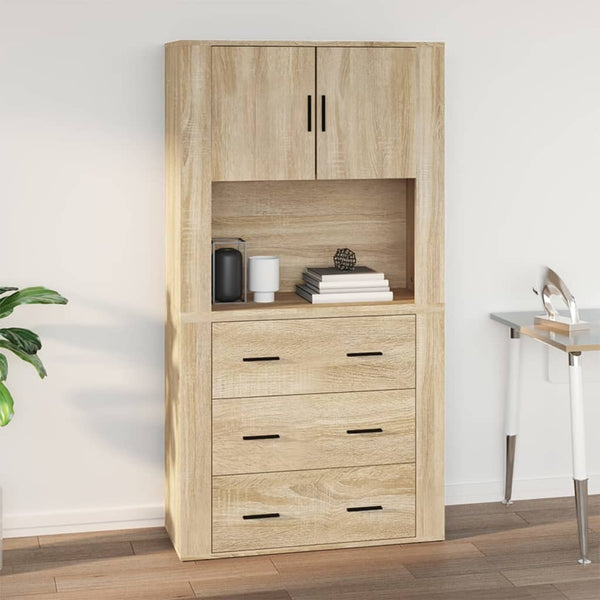 Wandschrank Sonoma-Eiche 80x80 cm