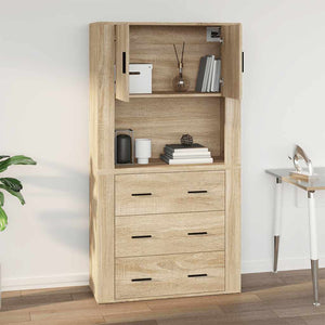 Wandschrank Sonoma-Eiche 80x80 cm