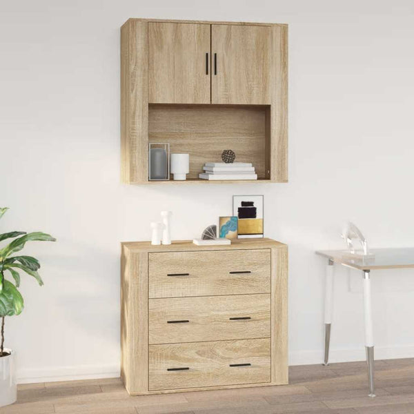 Wandschrank Sonoma-Eiche 80x80 cm