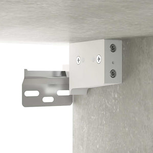 Wandschrank Betongrau 80x80 cm