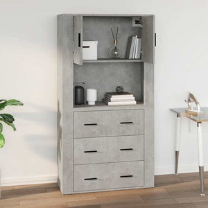 Wandschrank Betongrau 80x80 cm
