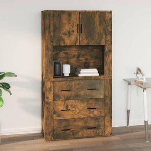 Wandschrank Räuchereiche 80x80 cm