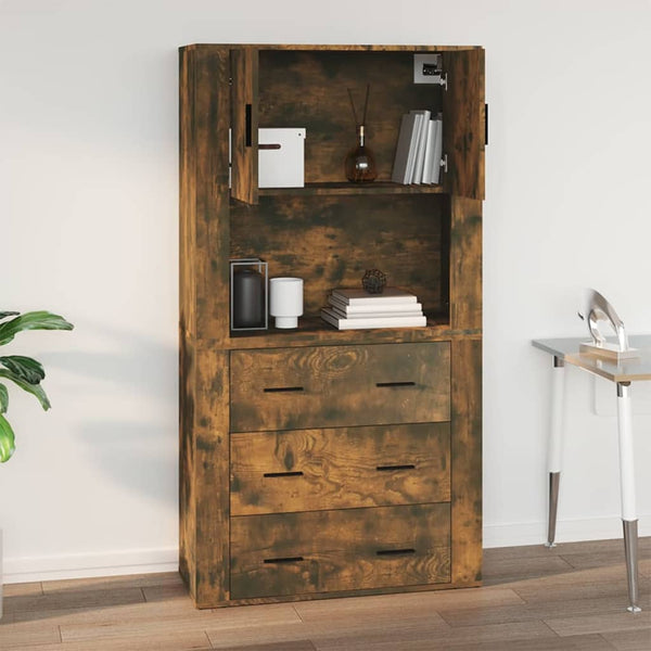 Wandschrank Räuchereiche 80x80 cm