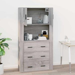Hängeschrank Grau Sonoma 80 cm