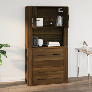 Wandschrank Braun Eichen-Optik 80x80 cm
