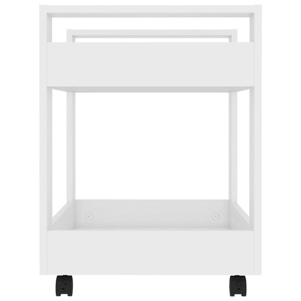 Bürowagen Weiß 60x45x60 cm
