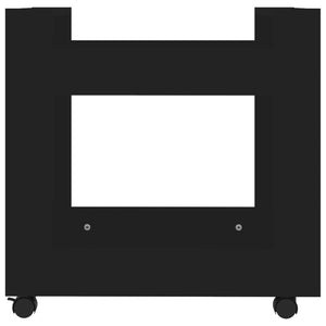 Bürowagen Schwarz 60x45x60 cm