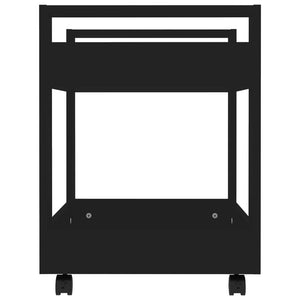 Bürowagen Schwarz 60x45x60 cm