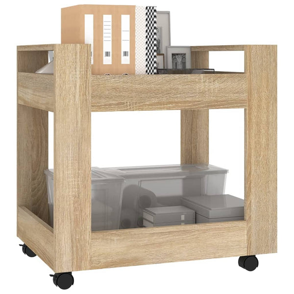 Bürowagen Sonoma-Eiche 60 cm