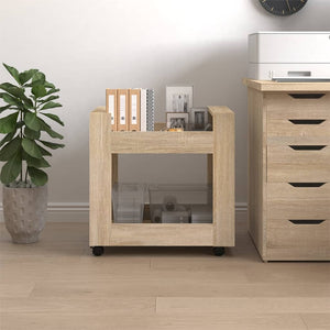 Bürowagen Sonoma-Eiche 60 cm